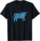 Scotland Word Art - Funny Scottish Bull Animal T-Shirt - T-Shirt | Black