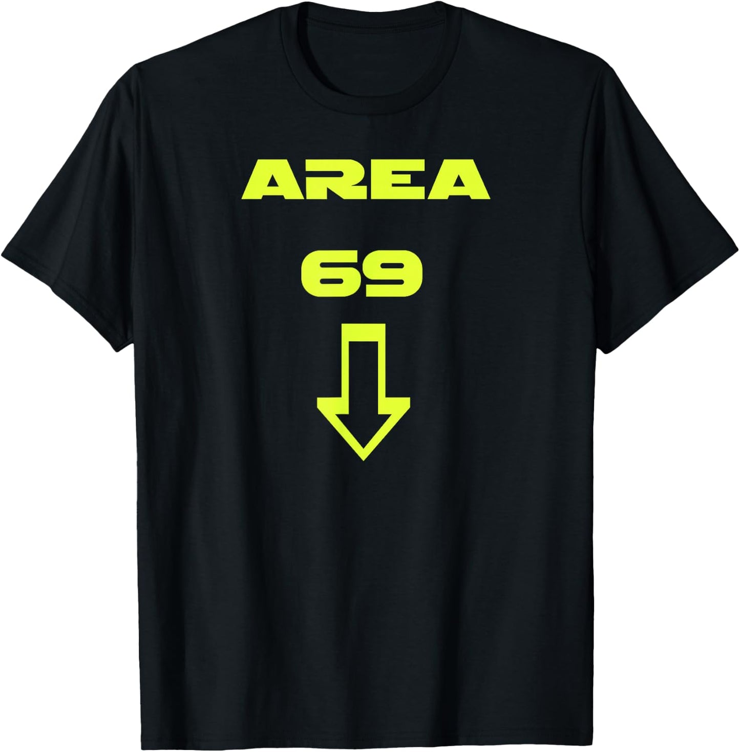 20th Century Fox Television Solar Opposites Terry Area 69 - -Adults, -Kids - Black - Short Sleeve - - Classic Fit - Cotton Blend - Licensed Design - Size: Small T-Shirt - T-Shirt | Black