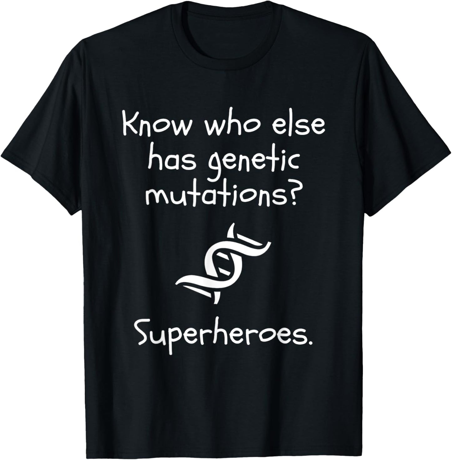 Kids Genetic Disorder Awareness Funny Super Hero T-Shirt - T-Shirt | Black