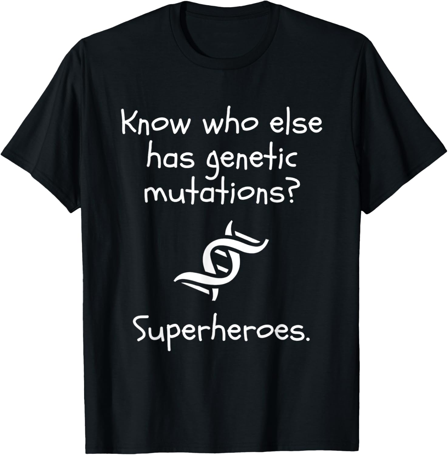 Kids Genetic Disorder Awareness Funny Super Hero T-Shirt - T-Shirt | Black
