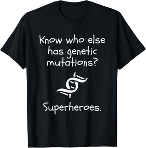 Kids Genetic Disorder Awareness Funny Super Hero T-Shirt - T-Shirt | Black