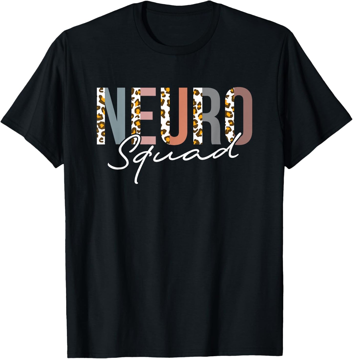 Neurology Neuro Nurse Neuro Tech Neuro Squad T-Shirt - T-Shirt | Black