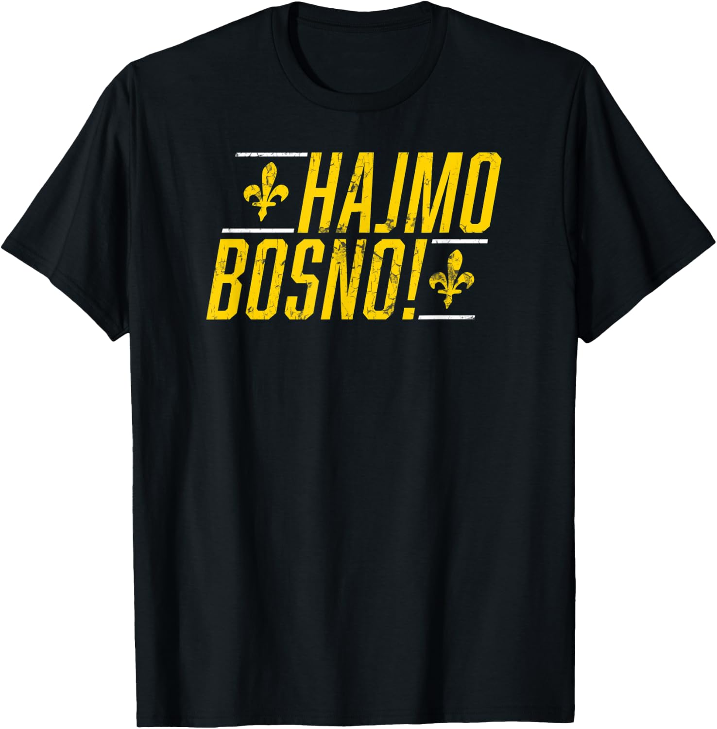 Soccer Teez: Bosnien / BIH Soccer T-Shirt - T-Shirt | Black