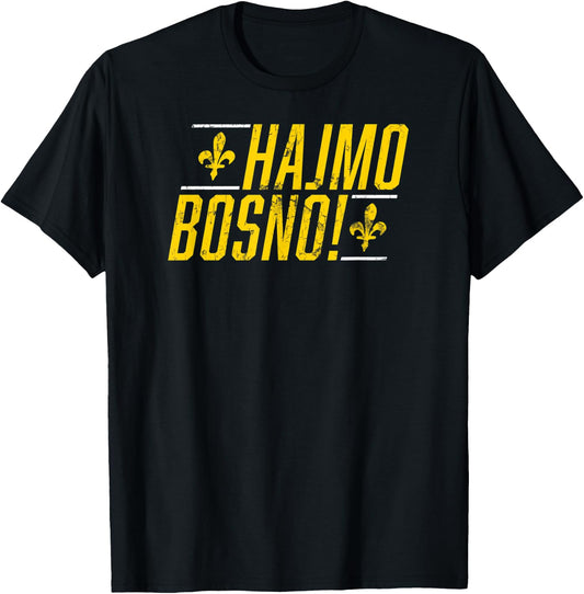 Soccer Teez: Bosnien / BIH Soccer T-Shirt - T-Shirt | Black