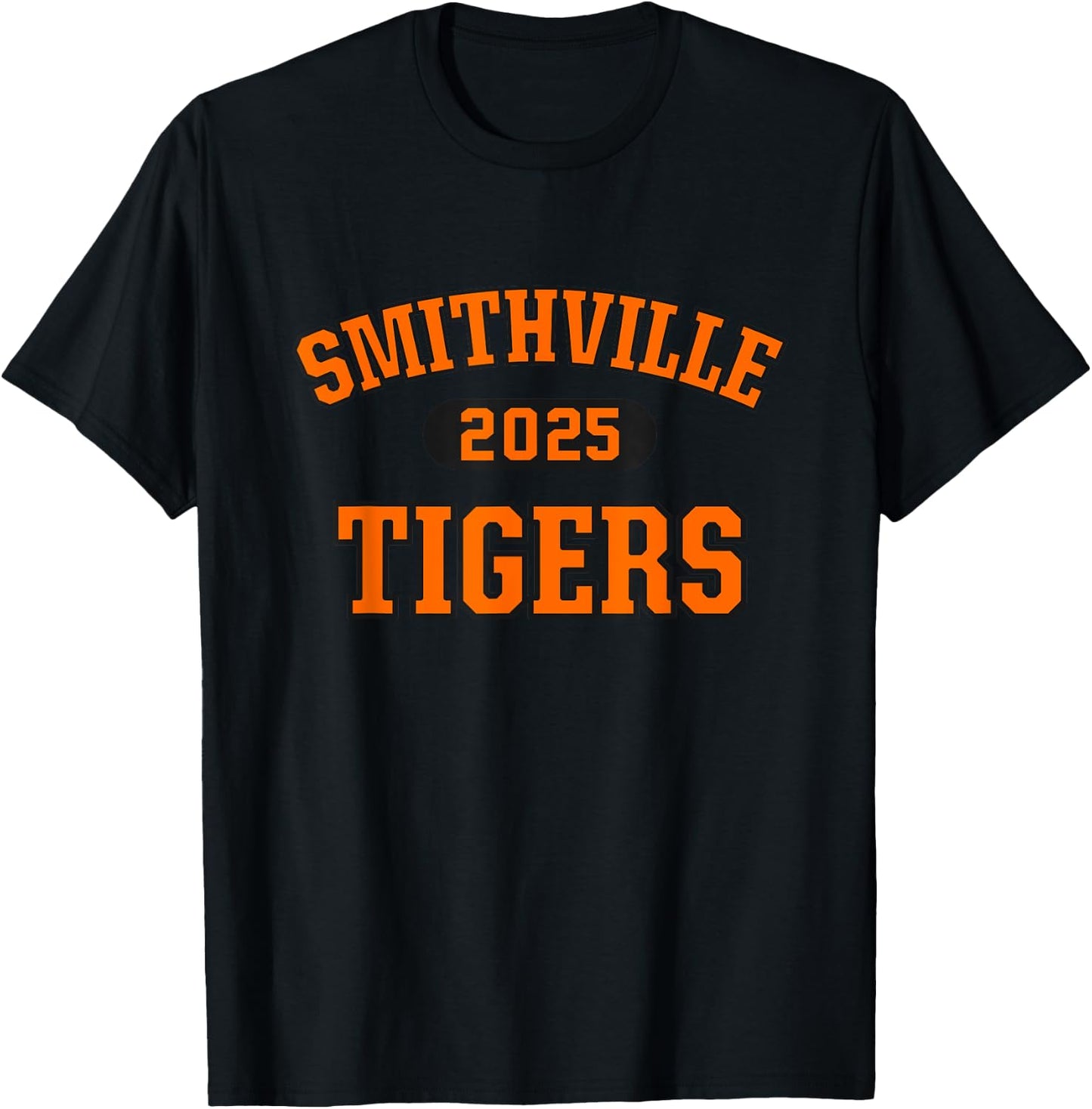 Smithville Tigers High School Arch 2025 T-Shirt - T-Shirt | Black