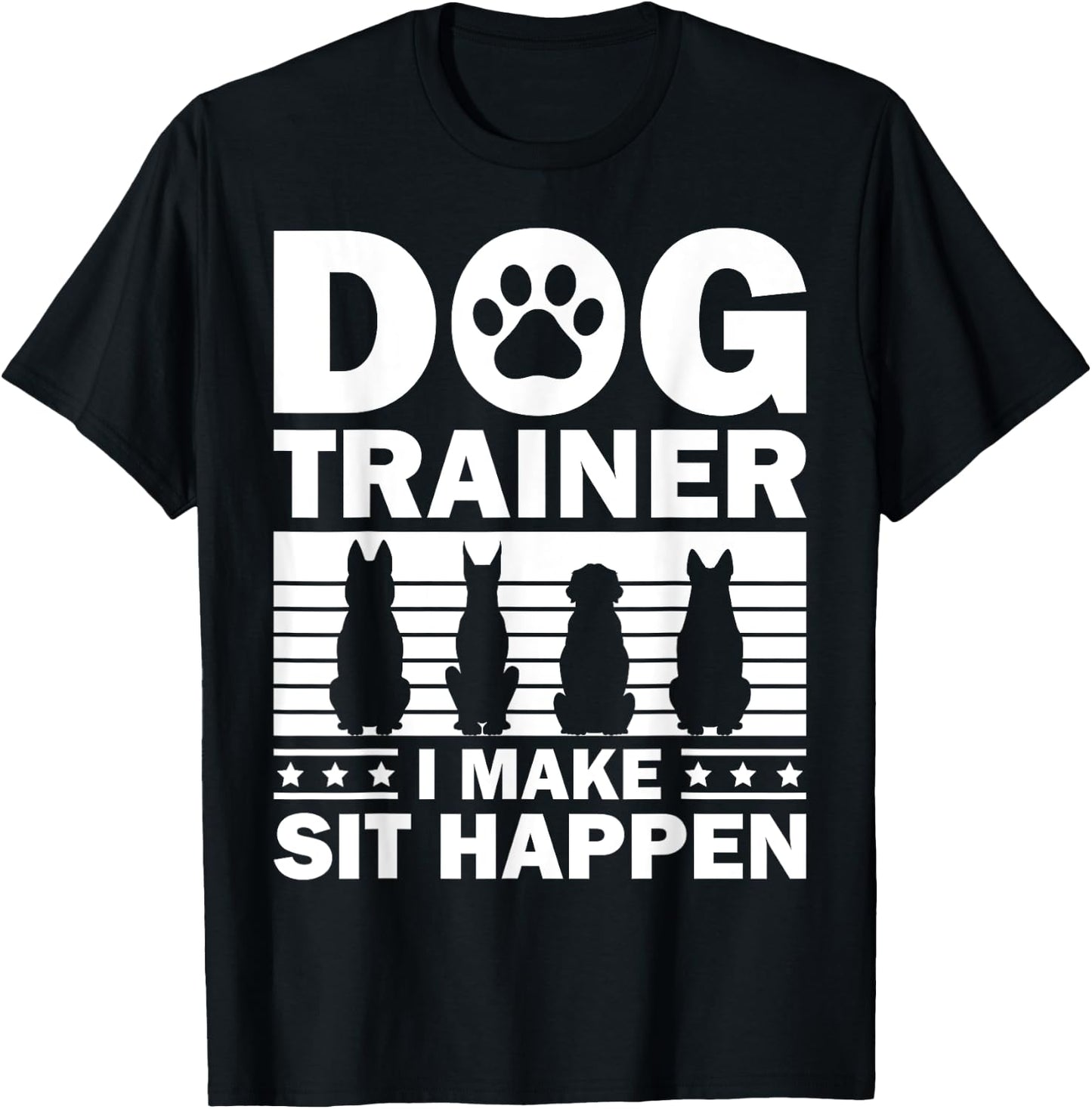 Cool Dog Trainer Women Dog Training Agility Class T-Shirt - T-Shirt | Black