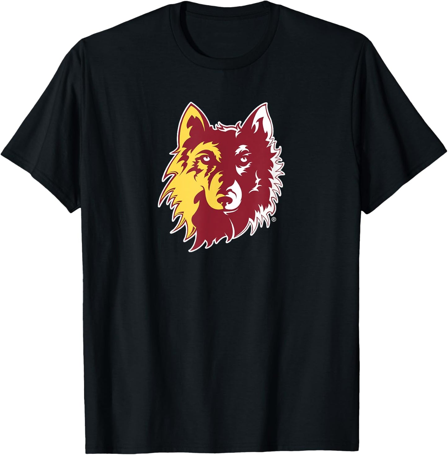 Northern State University Wolves Spirit Mark Logo T-Shirt - T-Shirt | Black