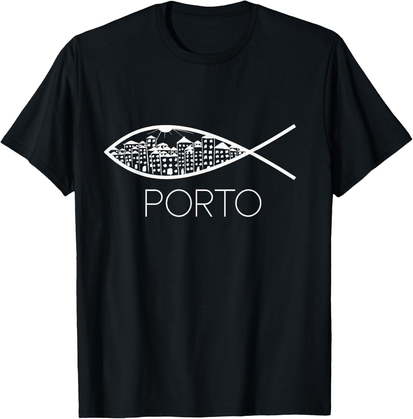 Porto Portugal T-Shirt - T-Shirt | Black