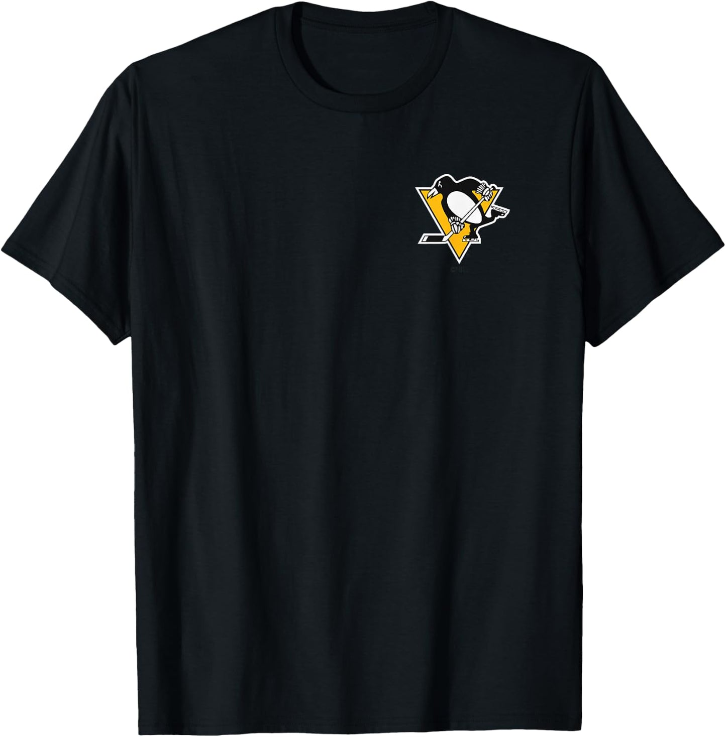 Pittsburgh Penguins Support Dark Heather Officially Licensed T-Shirt - T-Shirt | Black