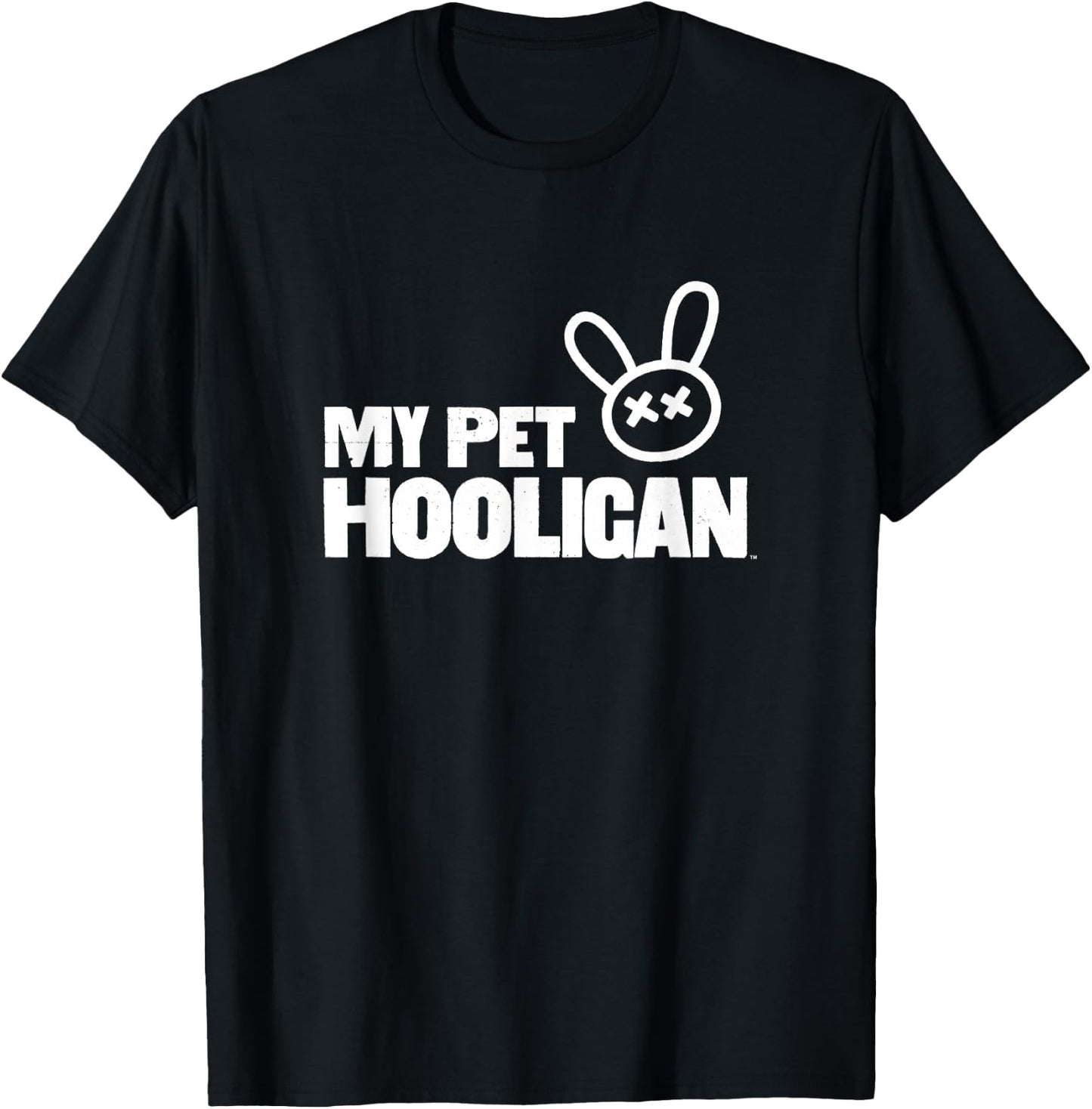 My Pet Hooligan Official Game Logo Distressed T-Shirt - T-Shirt | Black