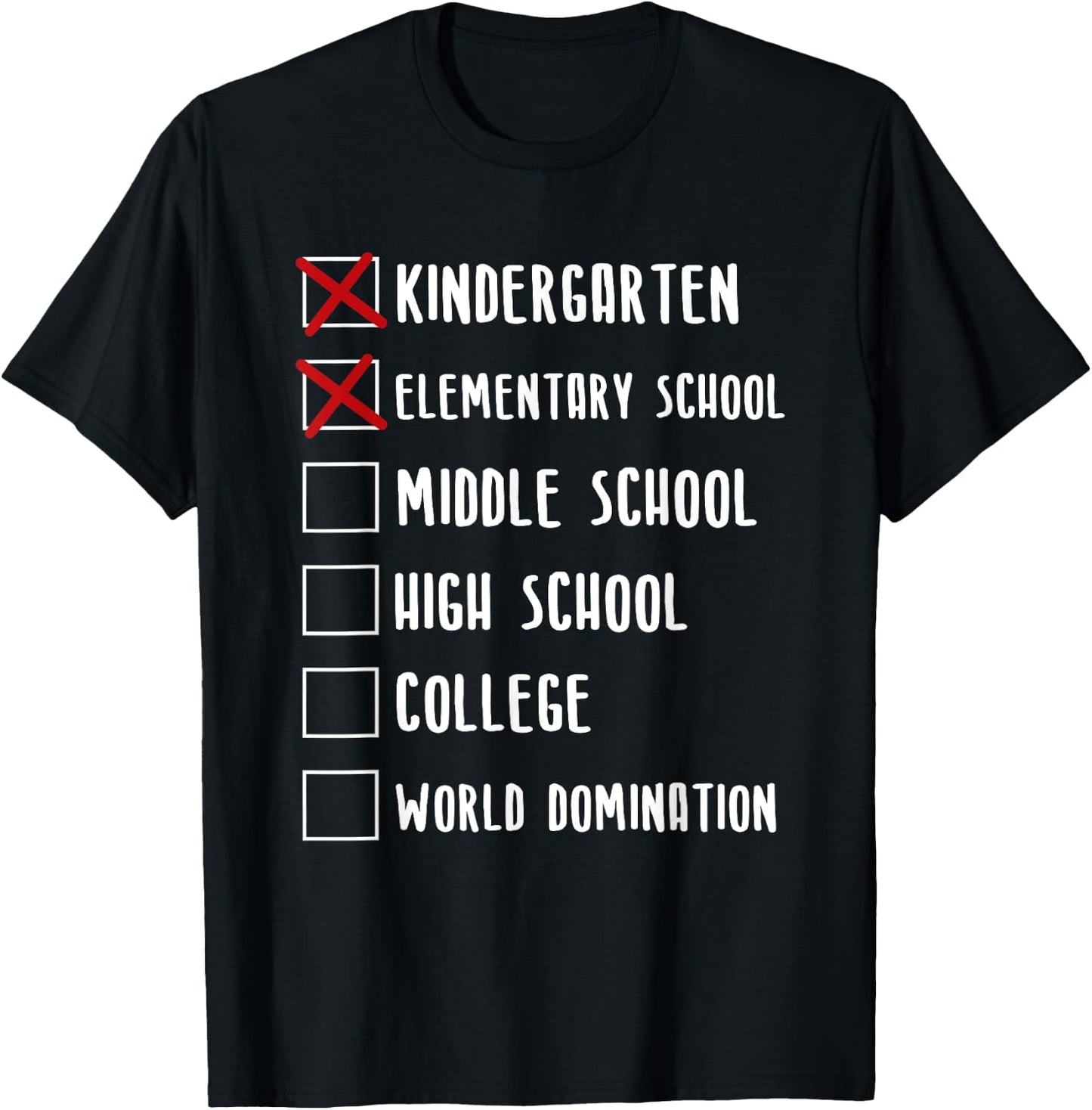Middle School Graduation T-Shirt - T-Shirt | Black