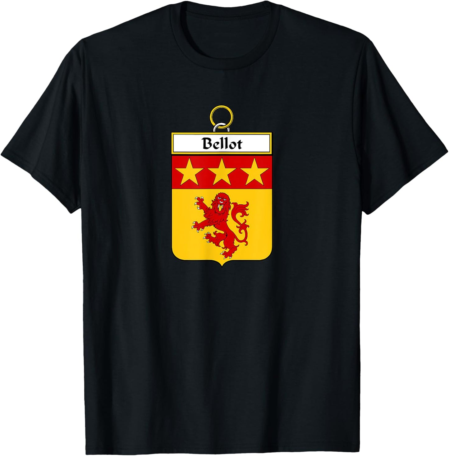 Bellot Coat of Arms - Family Crest T-Shirt - T-Shirt | Black