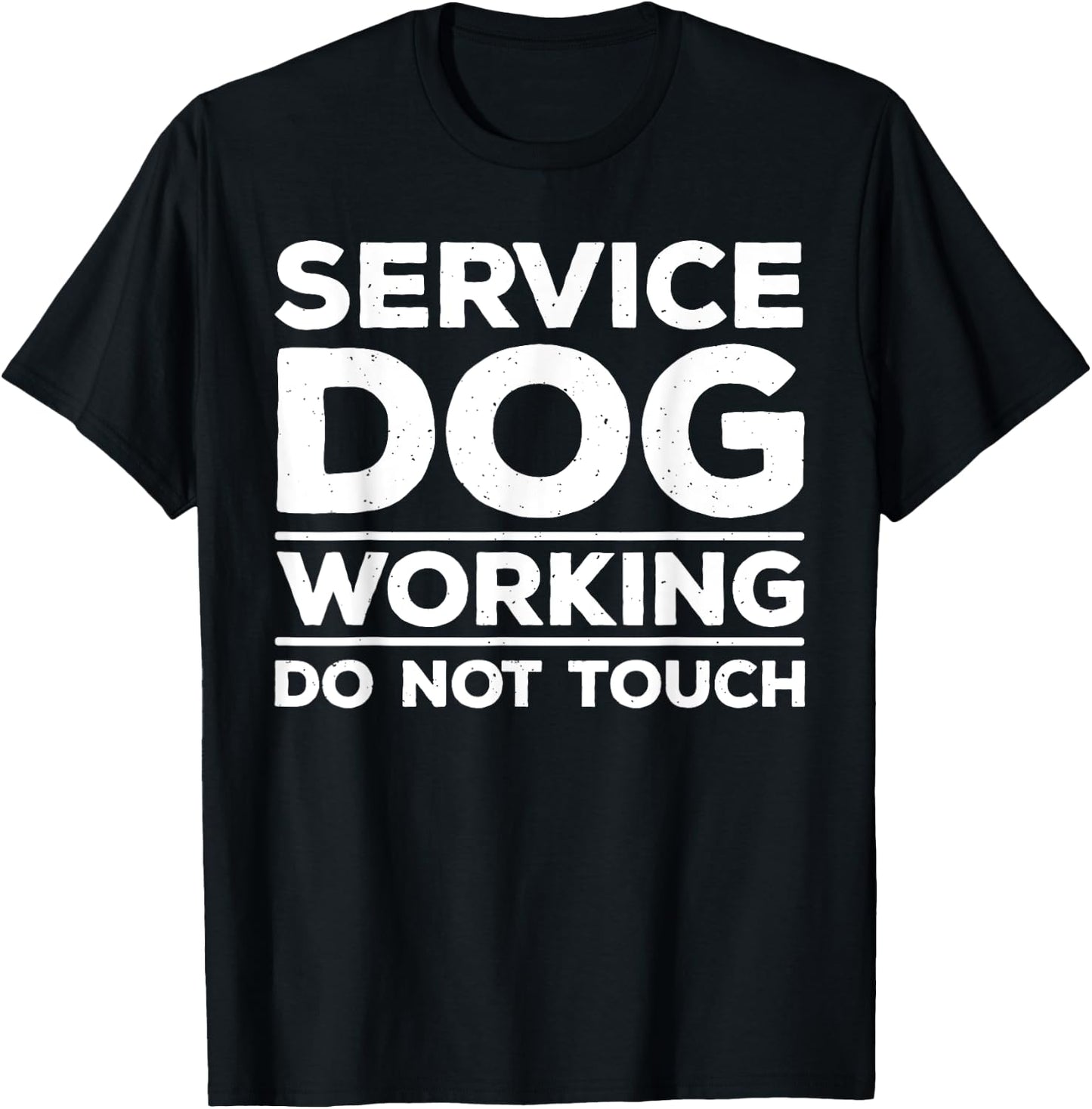 Funny Service Dog Design Women Service Dog Trainer T-Shirt - T-Shirt | Black