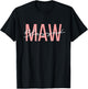 Blessed MAW Blessed to Be called MAW Mother Grandmother T-Shirt - T-Shirt | Black