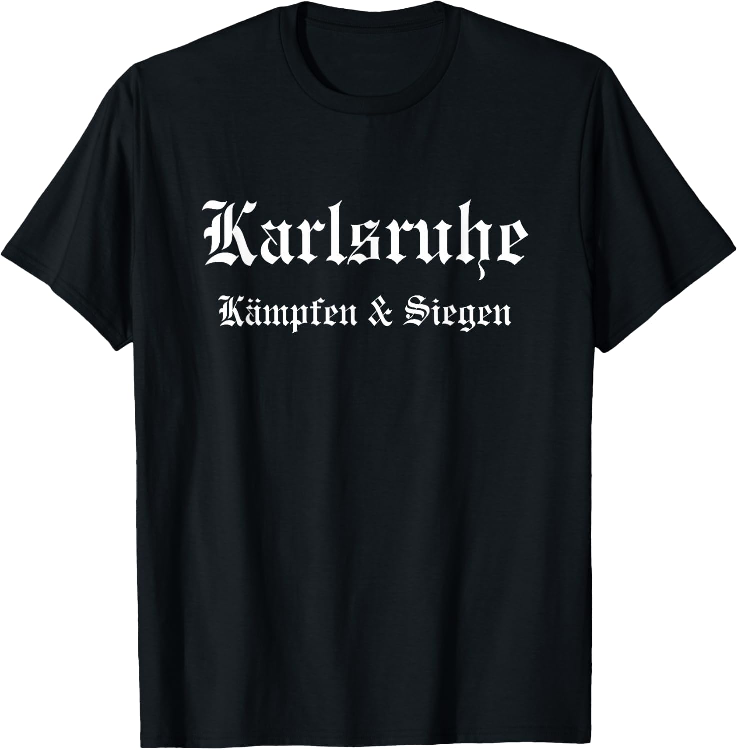 Karlsruhe Kämpfen und Siegen T-Shirt - T-Shirt | Black