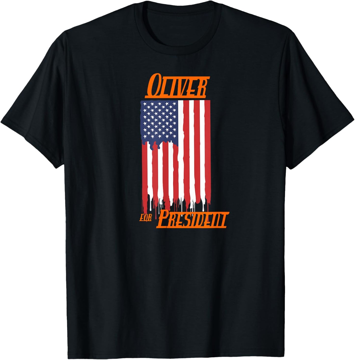 Oliver For President T-Shirt - T-Shirt | Black