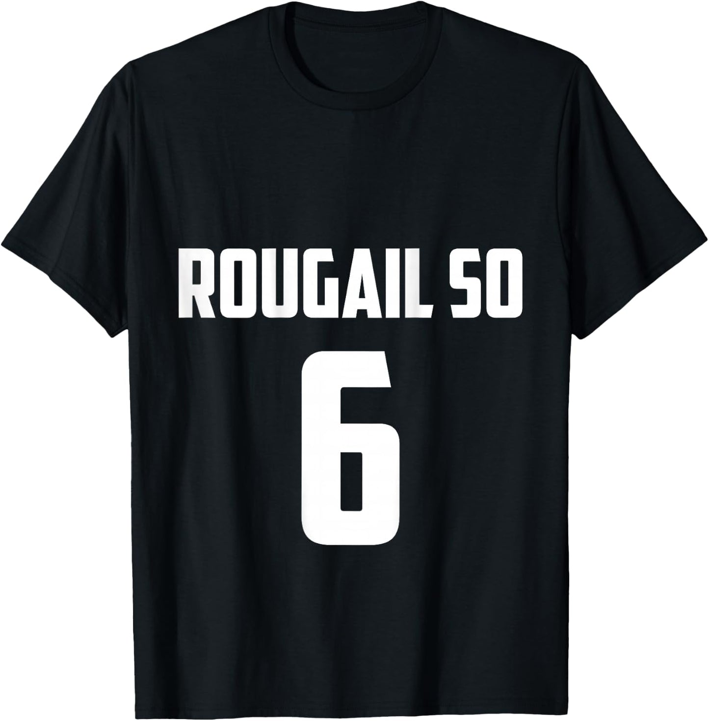 Rougail Sausage Football Humour Meeting DOS Creole Gift , Black, S T-Shirt - T-Shirt | Black