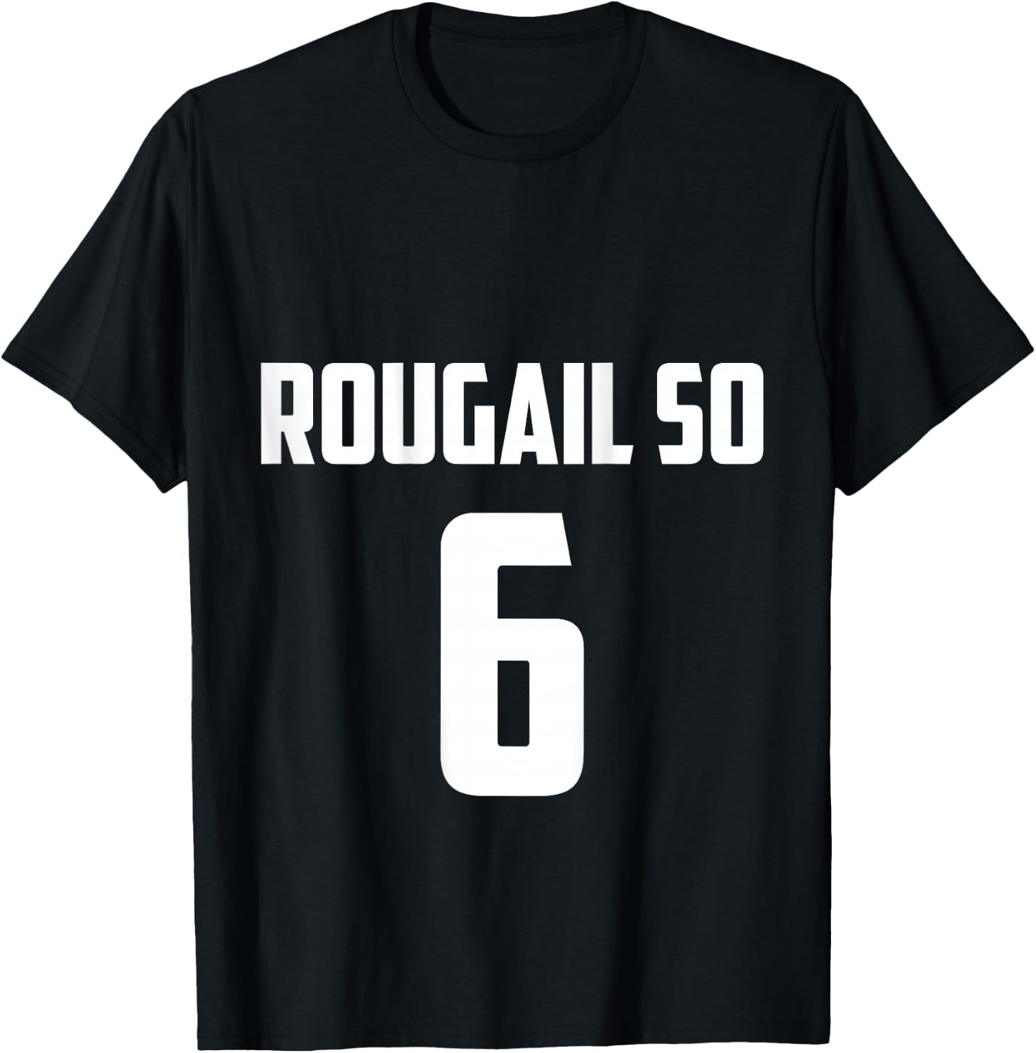 Rougail Sausage Football Humour Meeting DOS Creole Gift , Black, S T-Shirt - T-Shirt | Black