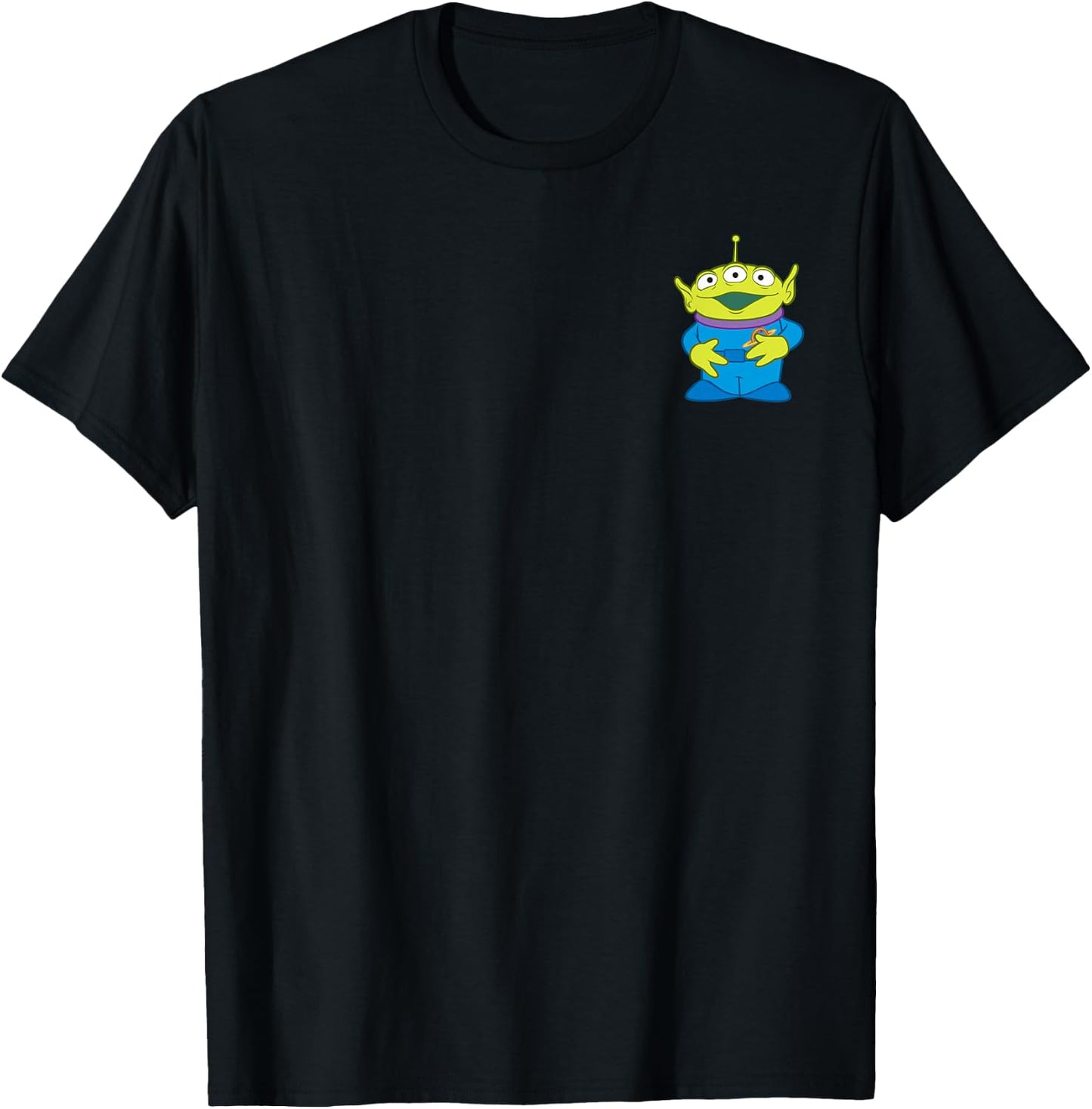 Disney Pixar Toy Story Pizza Planet Alien Pocket T-Shirt - T-Shirt | Black