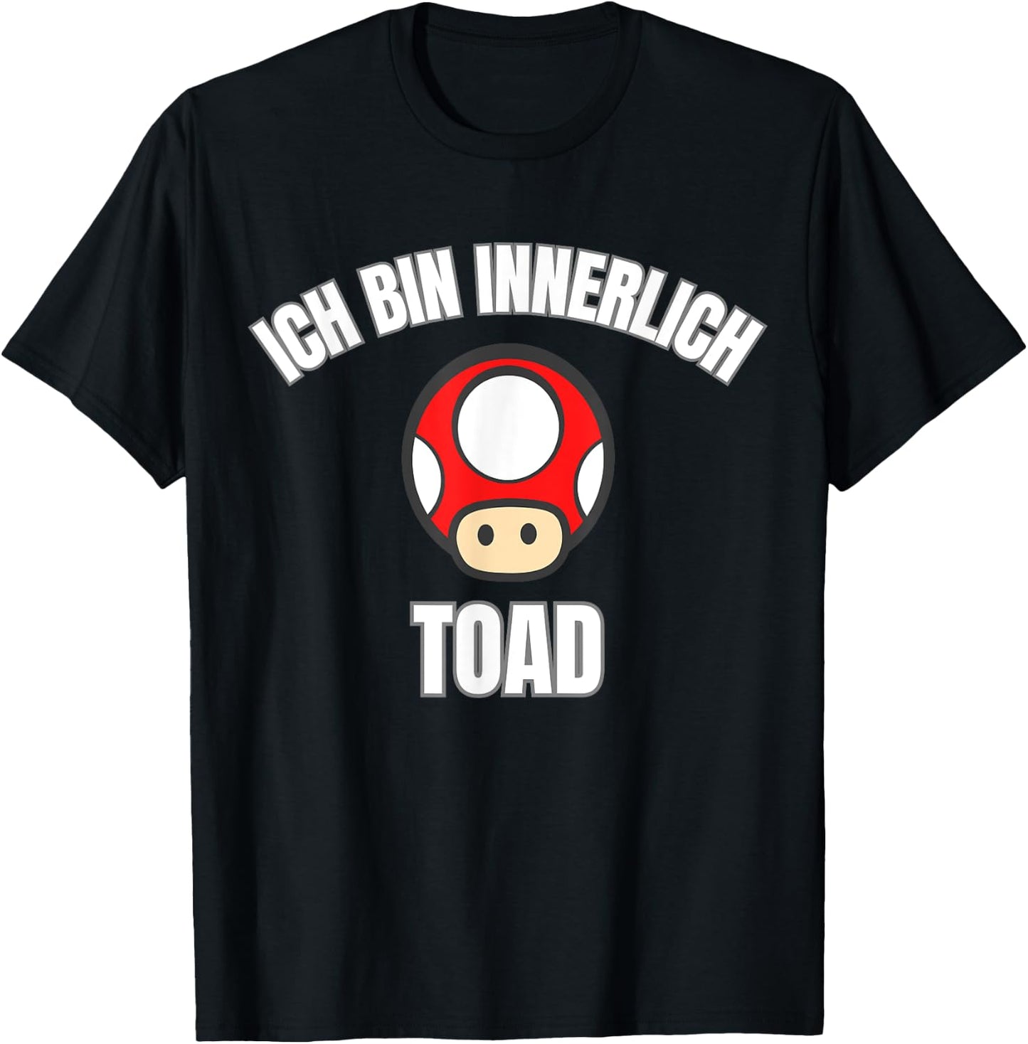 I Am Inside Toad Funny , black T-Shirt - T-Shirt | Black