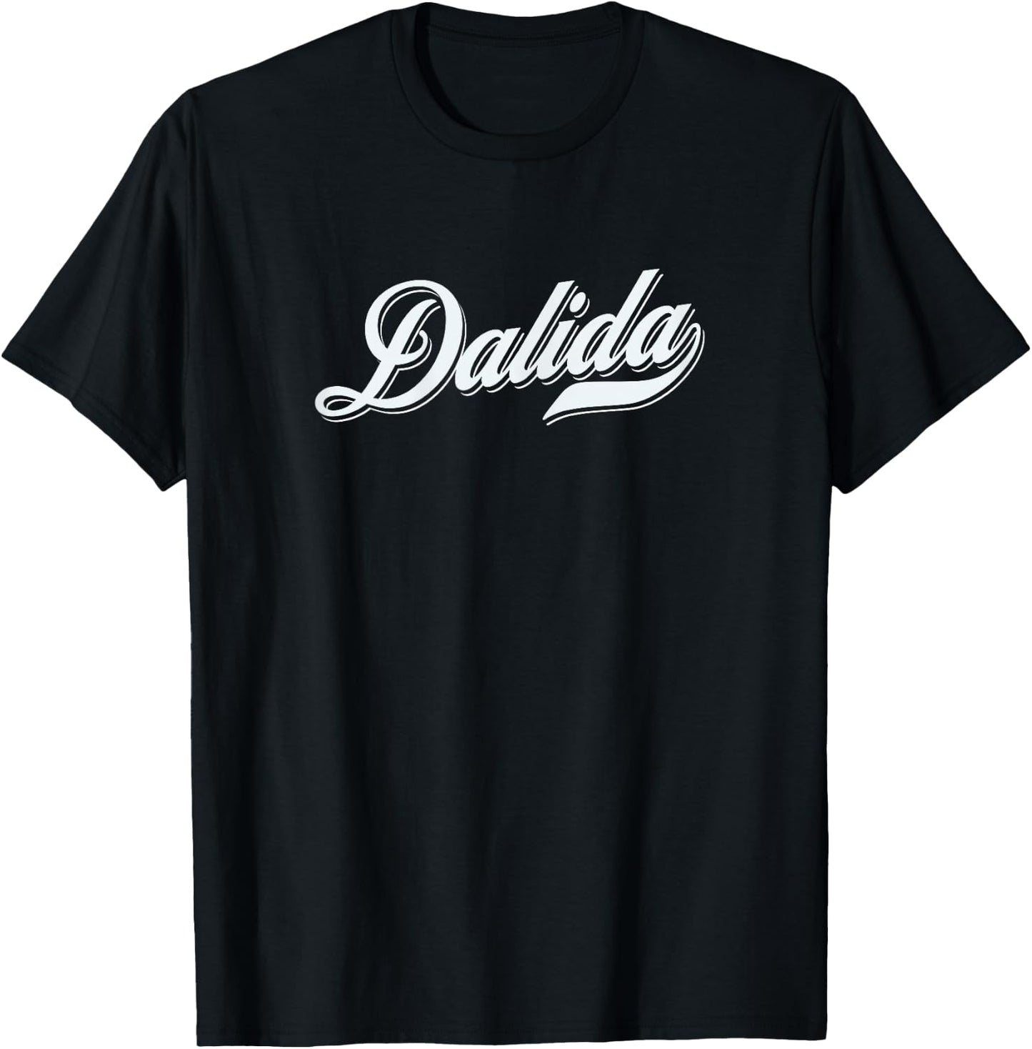 Ladies Girls Funny Funny Gift First Name For Dalida , Black, Female X-Small T-Shirt - T-Shirt | Black