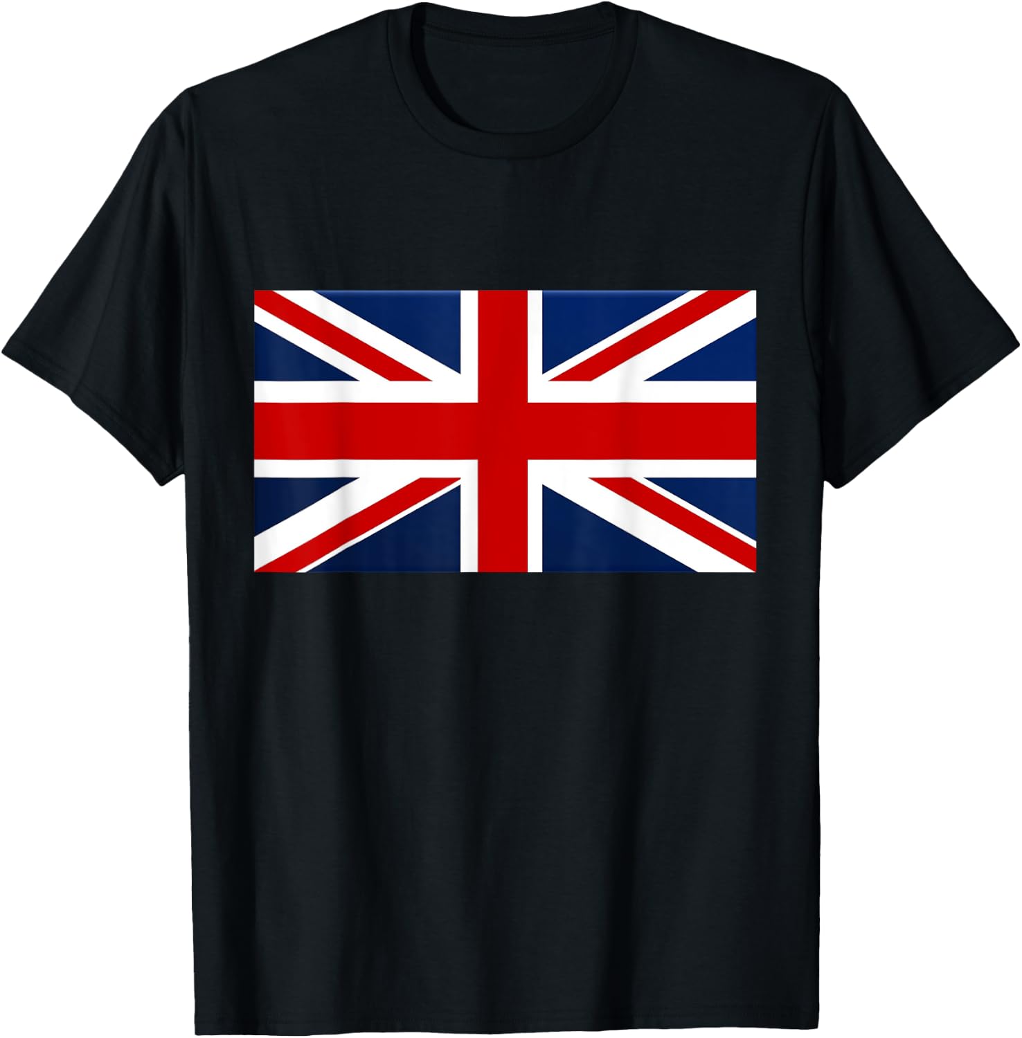 Union Jack Flag , Black, S T-Shirt - T-Shirt | Black