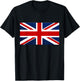 Union Jack Flag , Black, S T-Shirt - T-Shirt | Black
