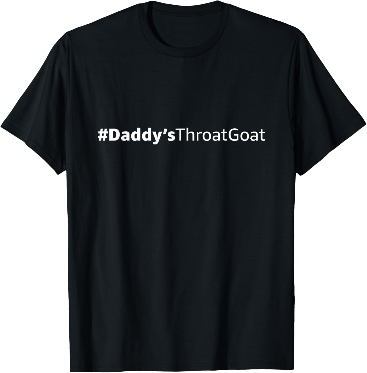 Daddy's Throat Goat T-Shirt - T-Shirt | Black