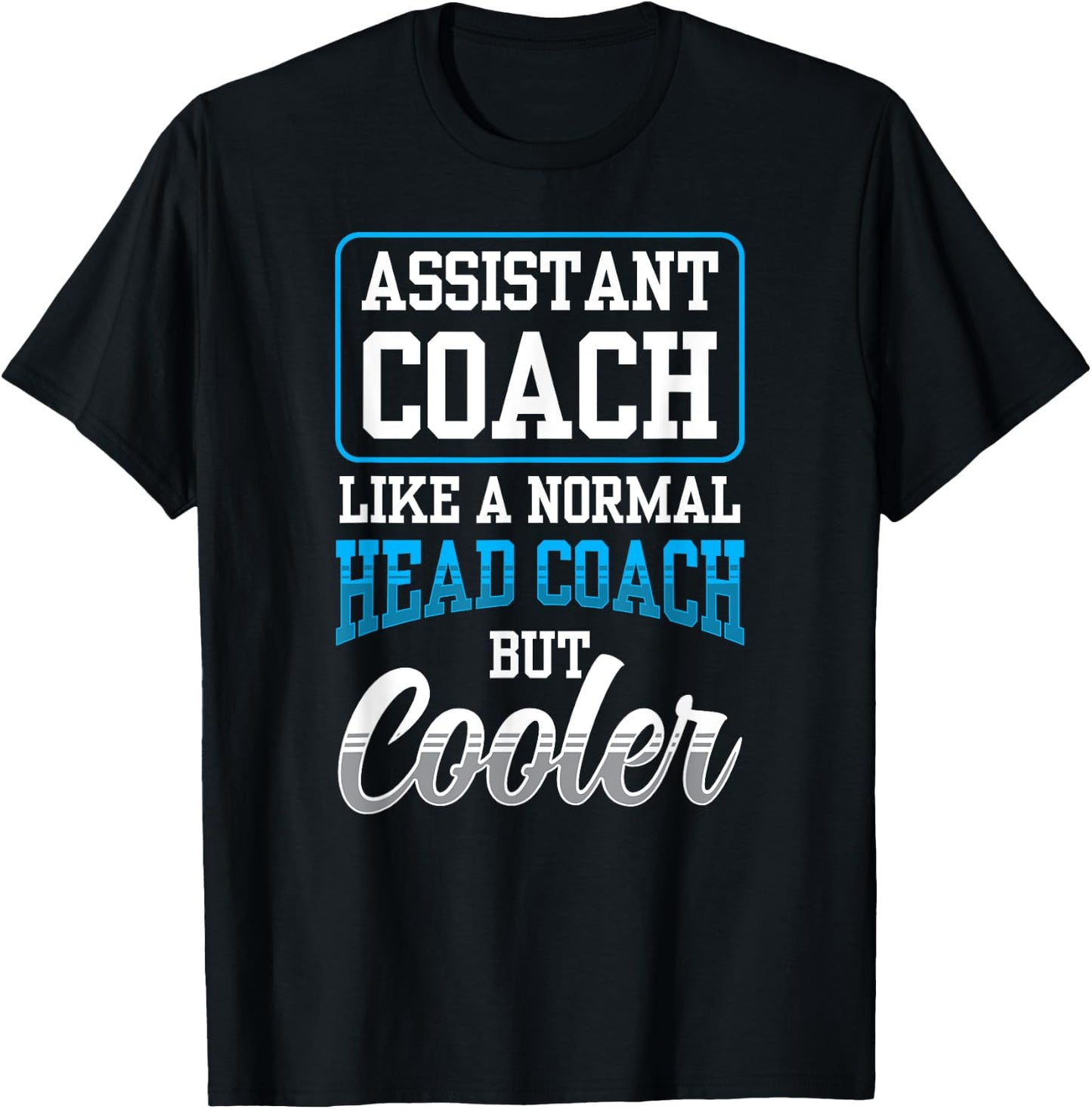 Assistant Coach Like A Normal Head Coach But Coaching T-Shirt - T-Shirt | Black