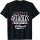 Jolliest Bunch of A-holes Funny Christmas Quote Holiday T-Shirt - T-Shirt | Black
