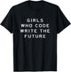 Girl Coding Girls Who Code Write the Future Programmer T-Shirt - T-Shirt | Black
