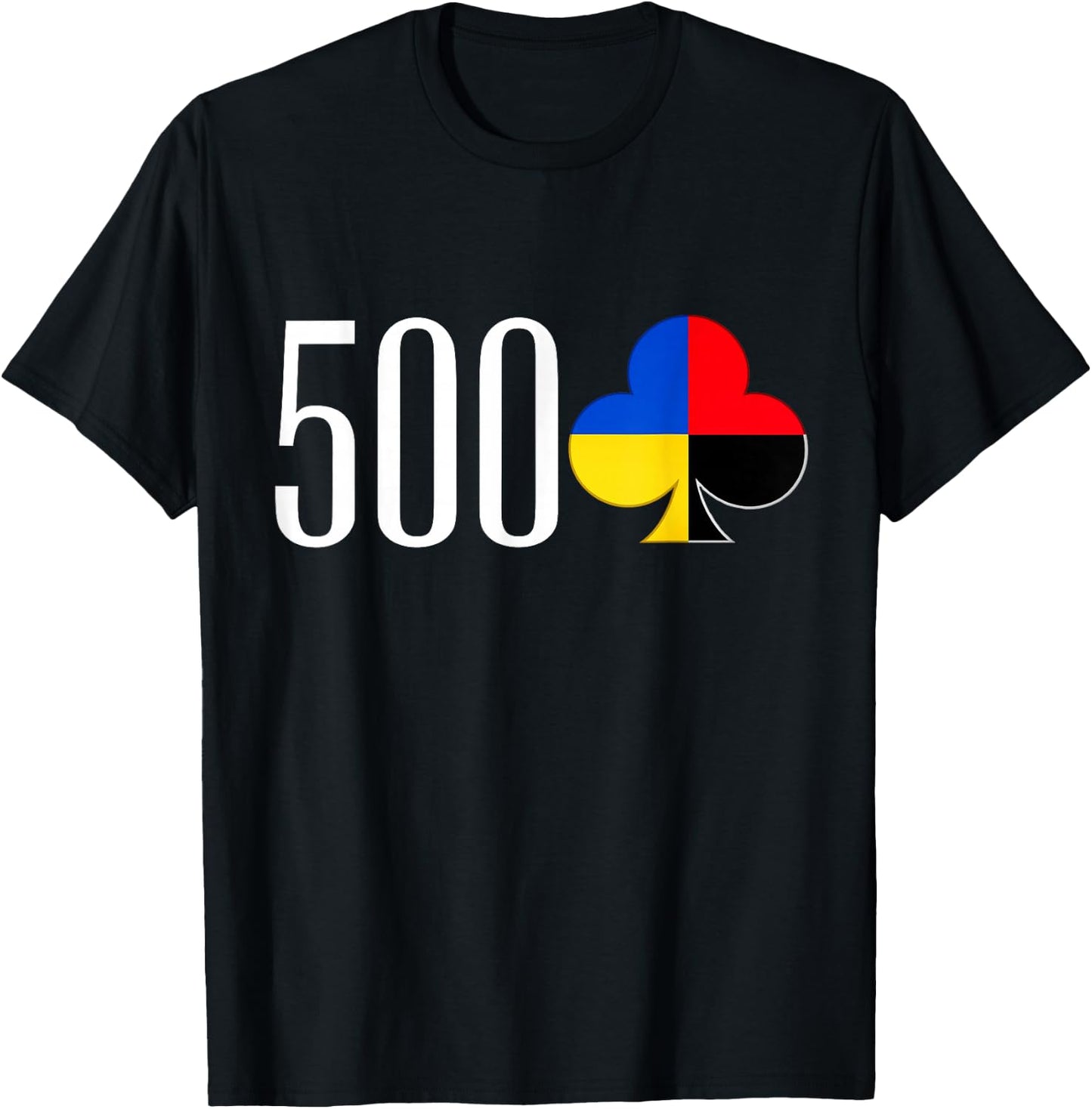 500 Club Design T-Shirt - T-Shirt | Black