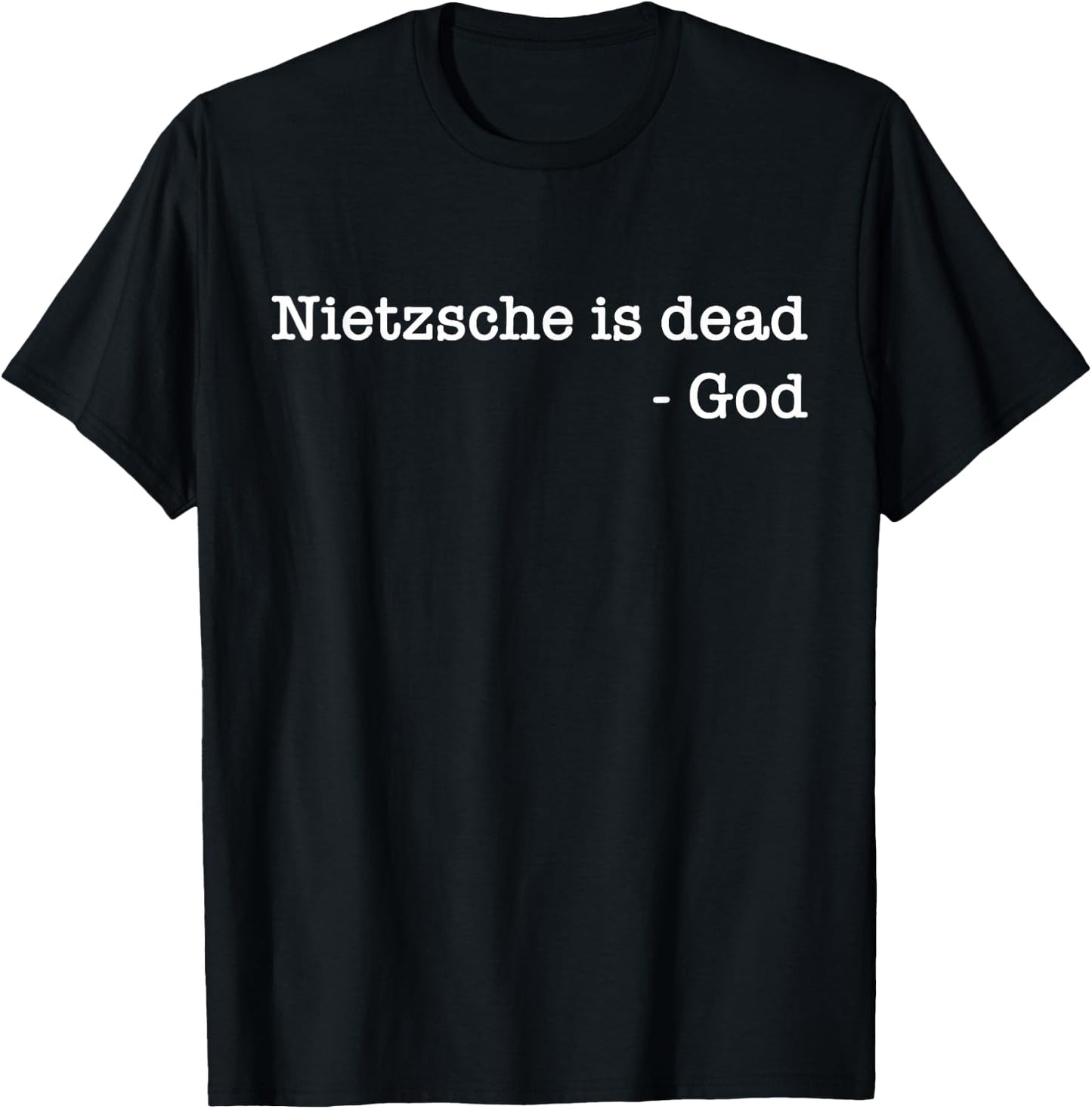 Philosophie Theorie Philosoph Nietzsche ist tot - Gott T-Shirt - T-Shirt | Black