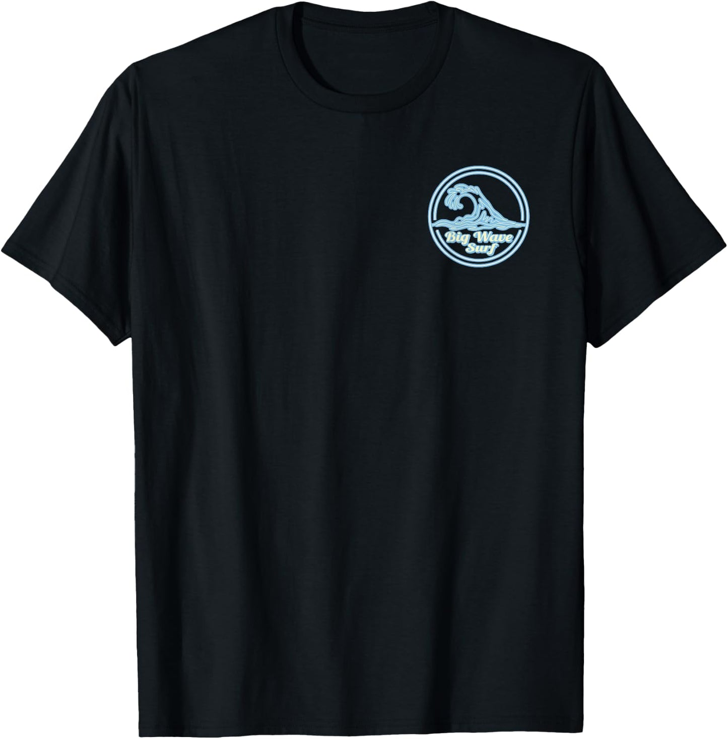 Kirra Beach, Queensland, Big Wave Surf graphic T-Shirt - T-Shirt | Black