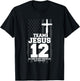 Jesus Baseball Team Jesus Christian Matthew 28:19 Verse T-Shirt - T-Shirt | Black