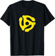 45 Vinyl Record Insert T-Shirt - T-Shirt | Black