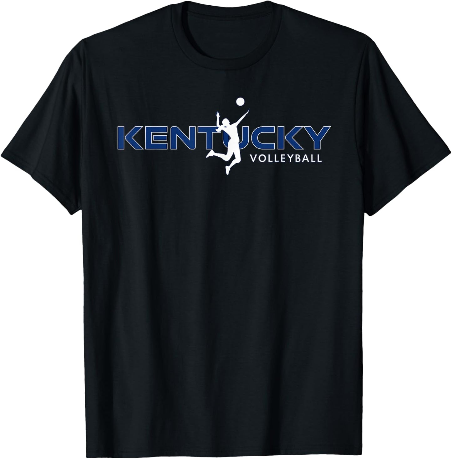Bluegrass State Sports Fan Kentucky Volleyball Girls Player T-Shirt - T-Shirt | Black