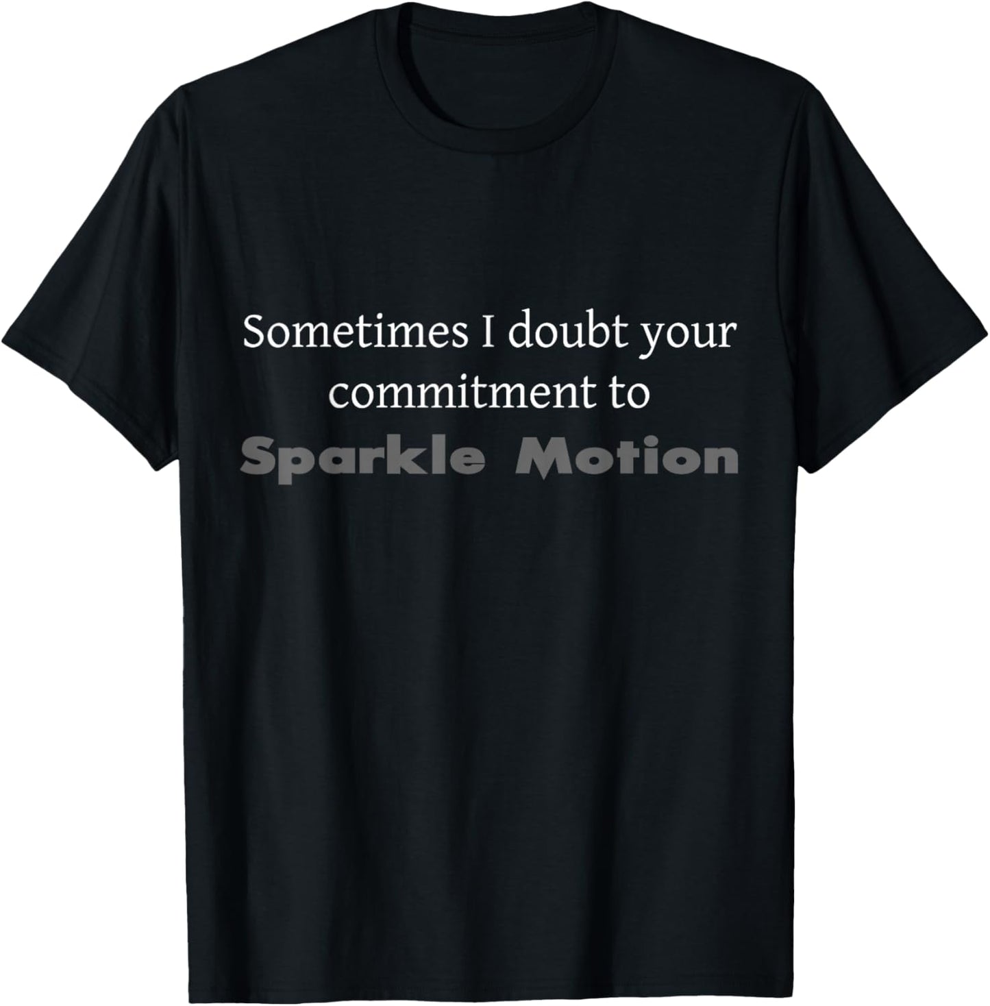 Sparkle Motion T-Shirt - T-Shirt | Black