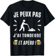 Je peux pas j'ai Tondeuse T-Shirt - T-Shirt | Black