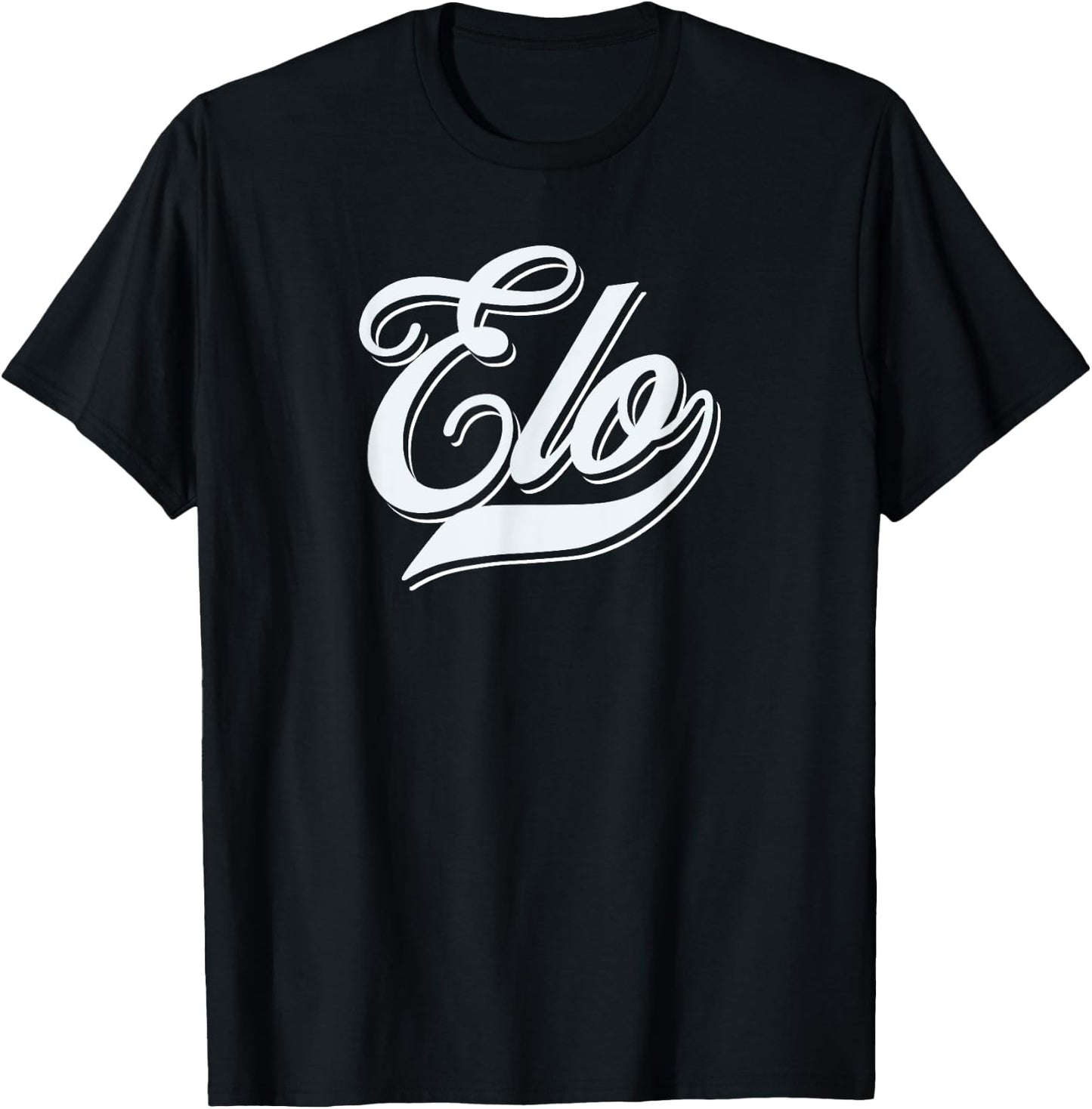 Man Boys Funny Gift Humour Name For Elo T-Shirt - T-Shirt | Black