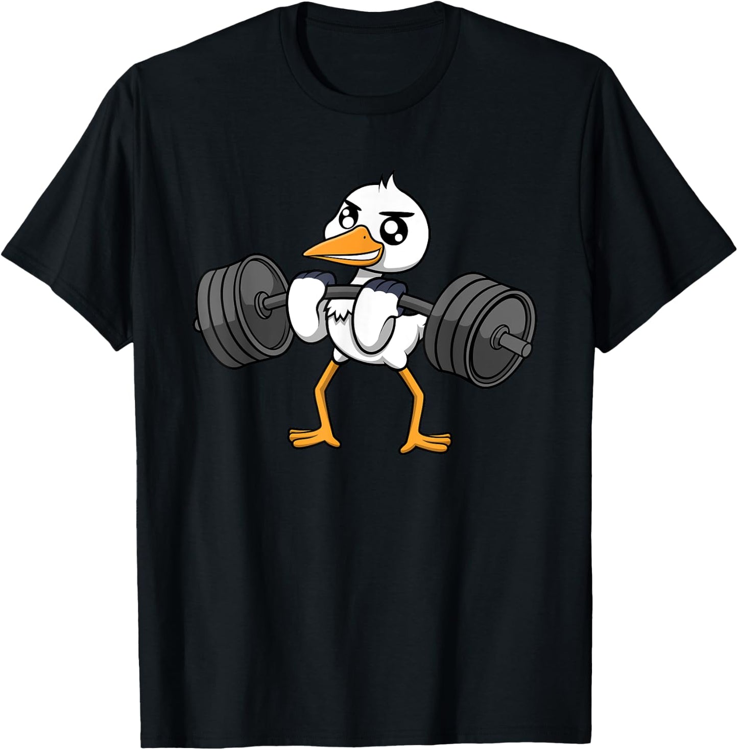 Haltérophilie Cigogne Bodybuilder Gymnastique Entraînement T-Shirt - T-Shirt | Black