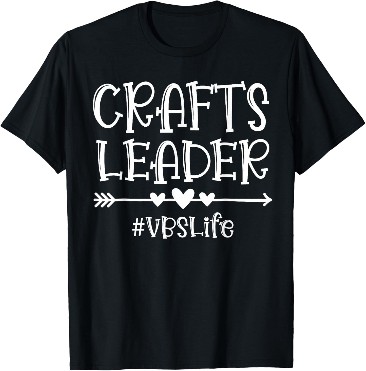 Crafts Leader VBS Squad A Bible School Sunday Group Matching T-Shirt - T-Shirt | Black