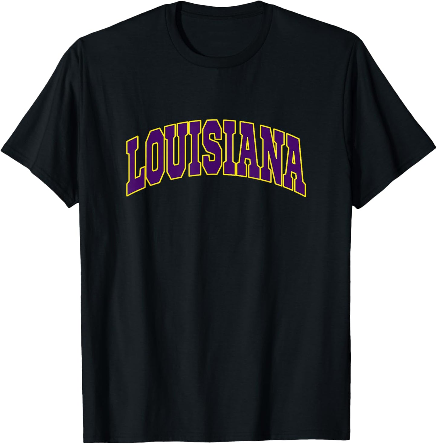 Louisiana - Throwback Design - Classic T-Shirt - T-Shirt | Black