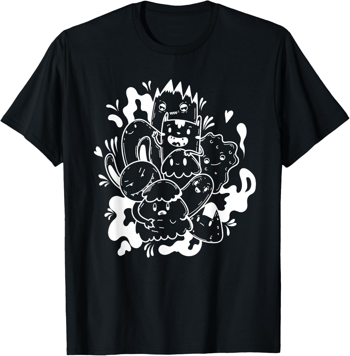 Graffiti Street Art Style T-Shirt - T-Shirt | Black