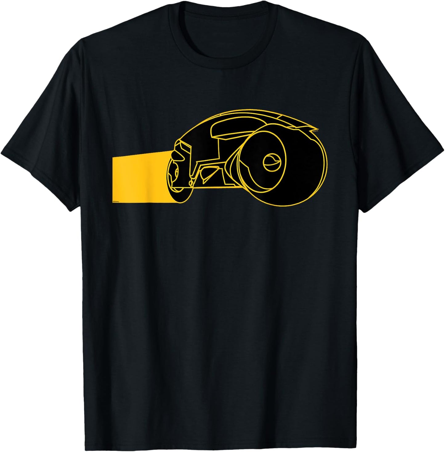 Disney Tron Original 1982 Movie Game Grid Light Cycle , Black, S T-Shirt - T-Shirt | Black