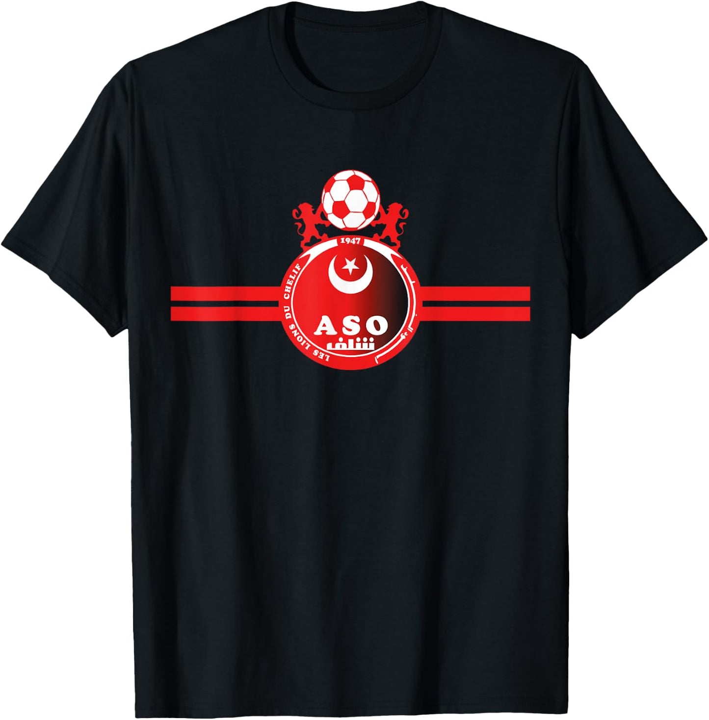 Aso Chlef 1947 Al-asnam Jawarih 02 Algeria Cheb Azzedine T-Shirt - T-Shirt | Black