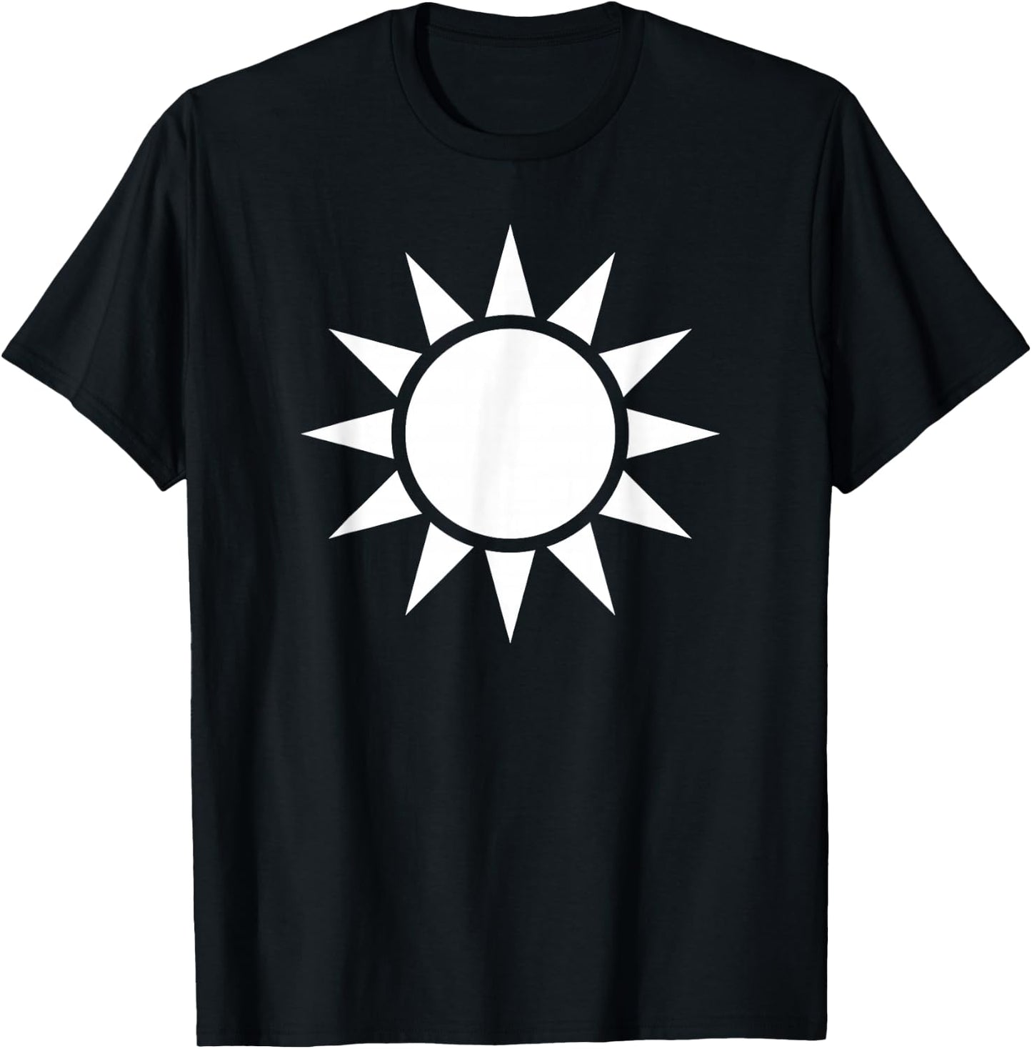 Taiwan Sun Symbol Flag Seal Roc T-Shirt - T-Shirt | Black