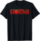 Funny Grandma Strawberry Summer Fruit - Great Mother's Day Women Girls Kids T-Shirt - T-Shirt | Black