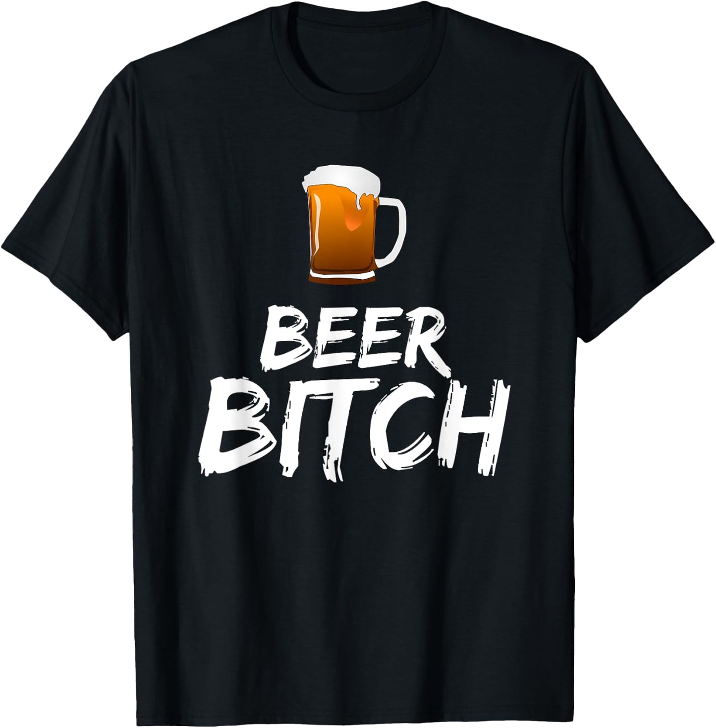 Beer Bitch Fantasy Football Loser Funny Shirt T-Shirt - T-Shirt | Black