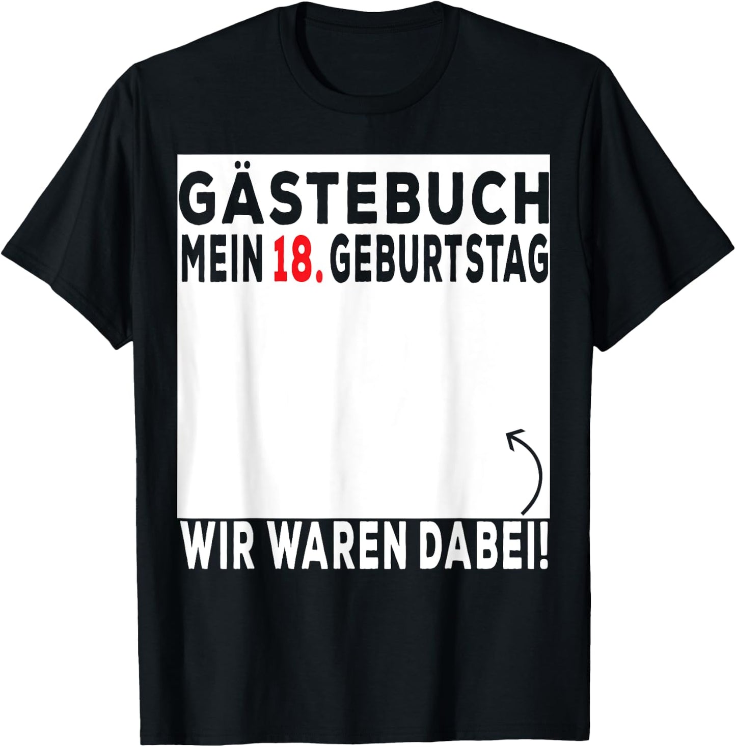 18th Birthday, 18 geburtstag männer, 18 geburtstag frauen T-Shirt - T-Shirt | Black